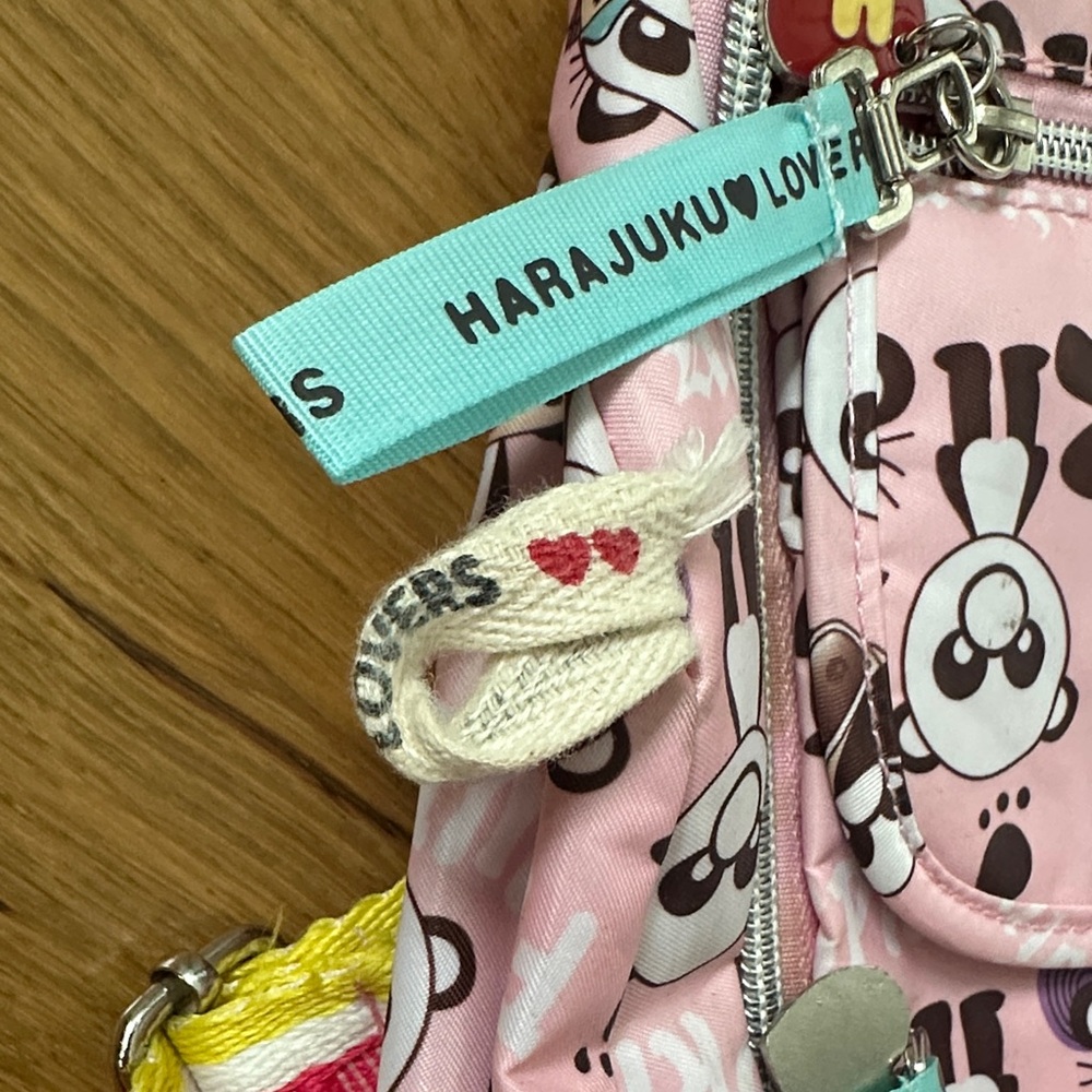 Pink Harajuku Lovers Backpack - Picture 9 of 10